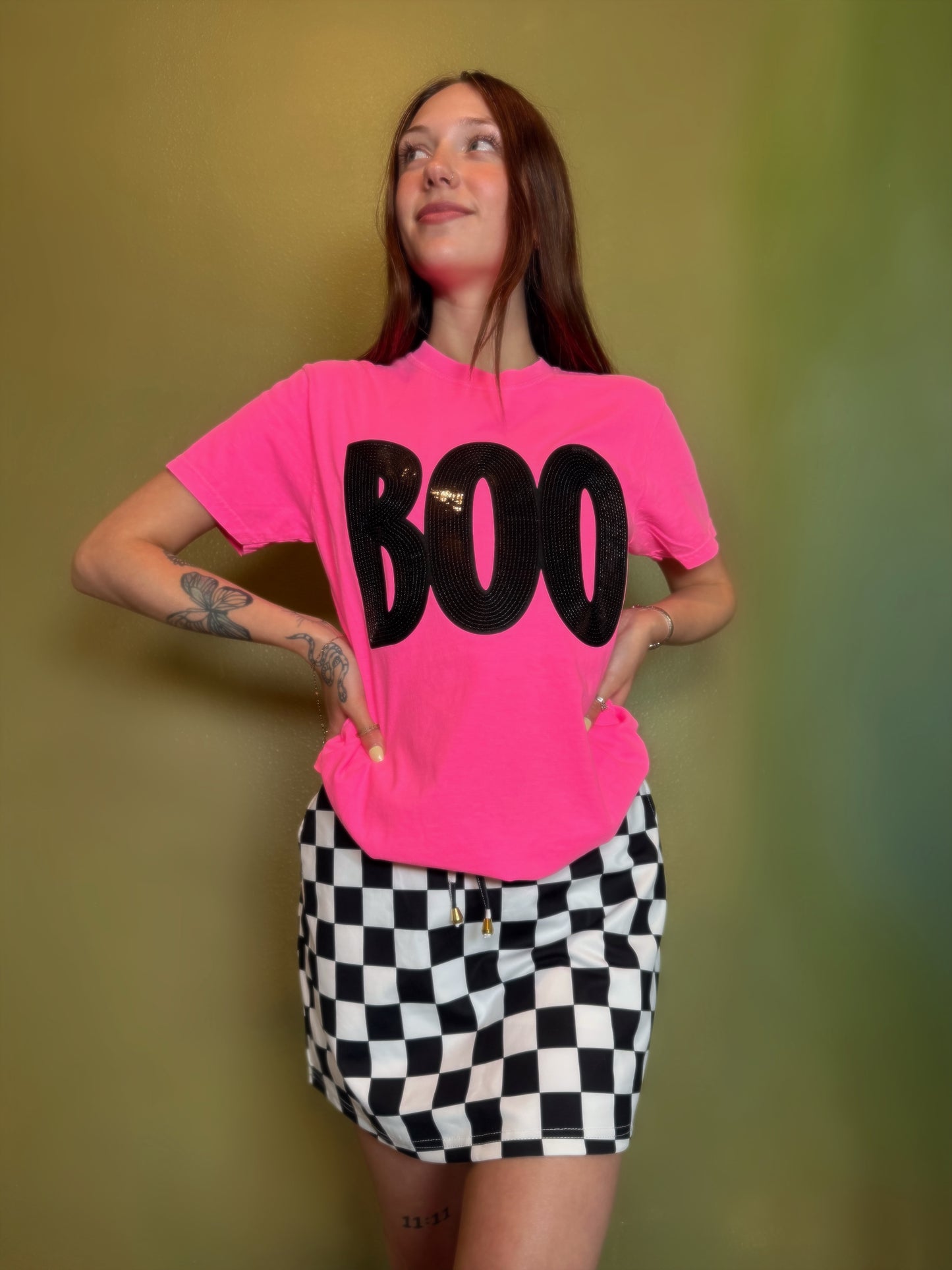 Sequined BOO