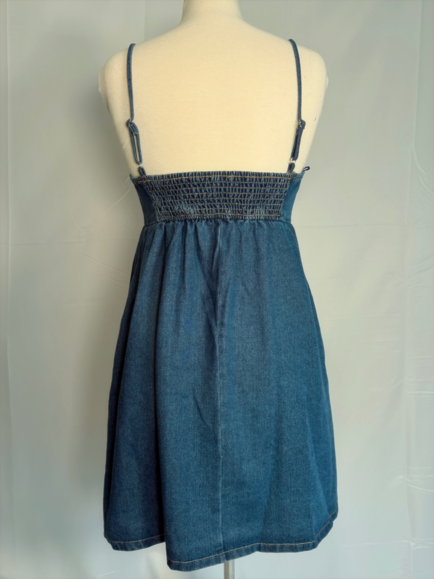 Denim Bow Dress